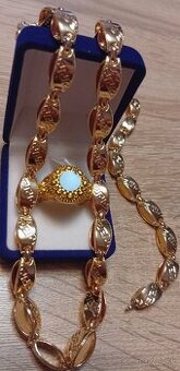 VERSACE - NÁDHERNÝ LUXUSNÝ POZLÁTENÝ SET