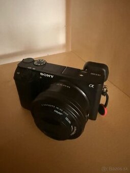 Predám Sony A6300 s objektívom 16-50 OSS