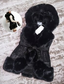 Kožušinová vesta veľ. S