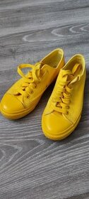 Dámske žlté topánky/ tramky - 1