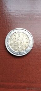 Chyborazba 2€ minca Portugalsko 2002. - 1