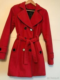 Zimný elegantný kabát s dvojradovým zapínaním