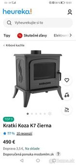 Predám liatinové krbové kachle