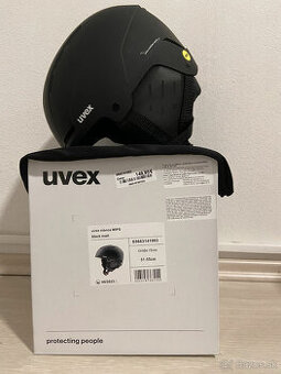 Lyžiarska prilba Uvex Stance MIPS Black Matt
