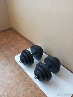 Plastové/cementové jednorúčky INSPORTLINE 2 x 19 kg