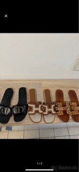 Damske slapky  na styl hermes, dior velkost 40-41