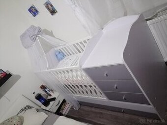 Predám detskú postieľku + matrac DORMEO