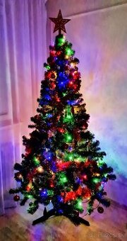 Vianočný stromček s ozdobami 220cm