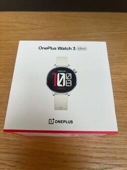 Predám ONEPLUS WATCH 3 43mm, TOP, VOLNE