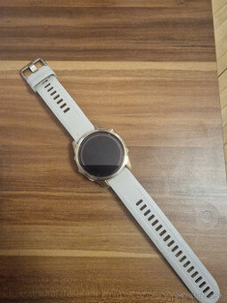 Garmin Fénix 7S Sapphire Solar Titan Cream Gold / Sand Silic - 1