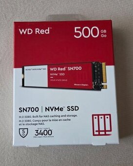 Predam novy nerozbaleny WD RED 500GB SSD  SN700 NVME