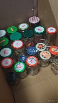 Za odvoz - sklenene zavaraninove pohare s vieckami