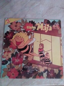 Stará originálna LP platňa Včielka Maja