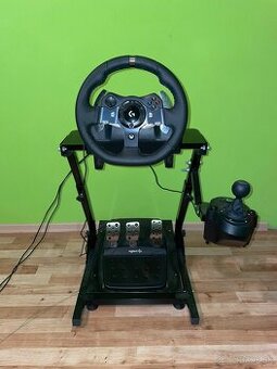 Logitech G920 + Stojan + Radiaca páka