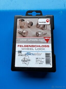 Bezpečnostné nové skrutky kolies Alcar Zen 115 Sicustar