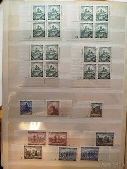 Protektorát Čechy a Morava - partia známok