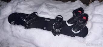 Predám snowboard s viazaním + topánky