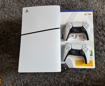 Predám PlayStation 5 s mechanikou + 2 ovládače