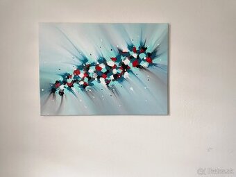 Ručne maľovaný obraz akryl