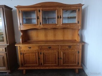 Selský kredenc, kuchyňský kredenc, příborník, rustikální náb