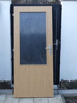 moderne presklenne falcove interierove dvere 80cm - LAVE