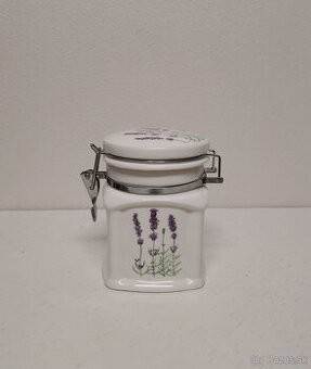 Porcelánová dóza levanduľa