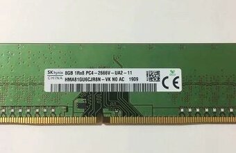 Predám RAM SK Hynix 8 GB DDR4 2666 MHz