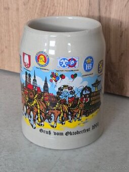 pivný krígel Oktoberfest 1991