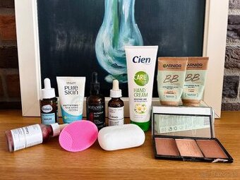 The ordinary, garnier, make up, sérum, kontúry, peeling,olej