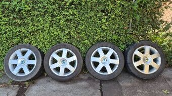 Predám zachovalé elektróny 5x112r16, pneu 205/55r16