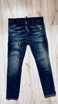 Kvalitné džínsy DSQUARED 2 - veľkosť 40 - EÚ 32/30