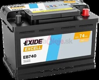Nova baterka  EXIDE 12V 74A/h