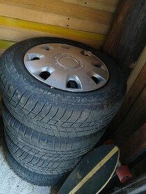 Zimné +letné pneumatiky R15 z diskami 5x100