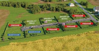 Posledné 3 voľné pozemky