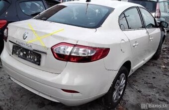 RENAULT FLUENCE 1.6 2015 predám DVERE, motor H4MD7, ZADNÁ KA