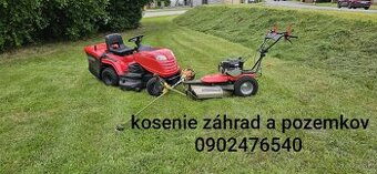 Kosenie záhrad a pozemkov