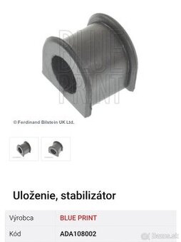 Držiak priečneho stabilizátora ADA108002