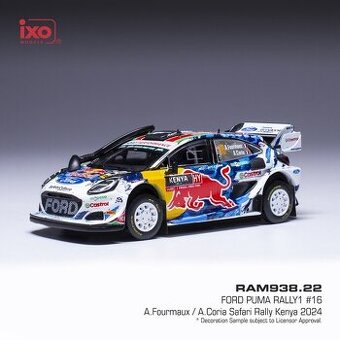 Modely Ford Puma Rally1 1:43 IXO