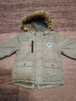 Zimná bunda pre chlapčeka veľkosť 98 a vesta