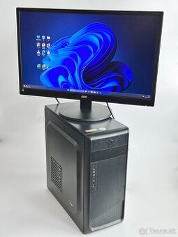 Počítač Akyga s monitorom a príslúšenstvom