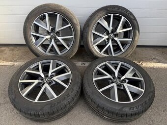 ORIGINAL VW TOUAREG 3 DISKY 5x112 R20 285/45 R20 LETO - 1