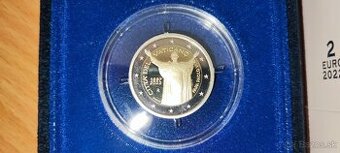 2€ vatikánska proof minca z roku 2022