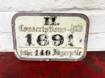 Domová tabuľa - Rakúsko - Uhorsko