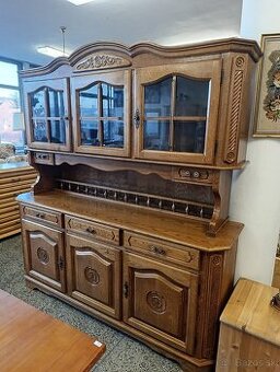 Rustikální dubový příborník, masív, Nábytek s příběhem