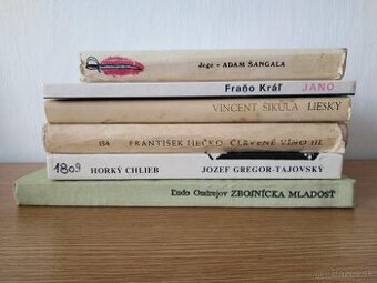 Predám knihy slovenských aj zahraničných autorov