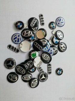 Nové ventilky na kolesá auta + tvrdené nálepky na kľuče