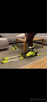 Predam lyže Volkl 130cm viazanie Marker a lyžiarky Head