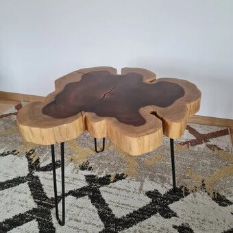 Príručný stolík z exotickej dreviny PALISANDER