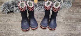 Gumáky pre dvojičky 26/27 zateplené svietiace