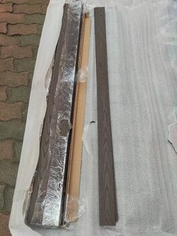 Predám plotovú výplň na bránu s plastu je materiál.